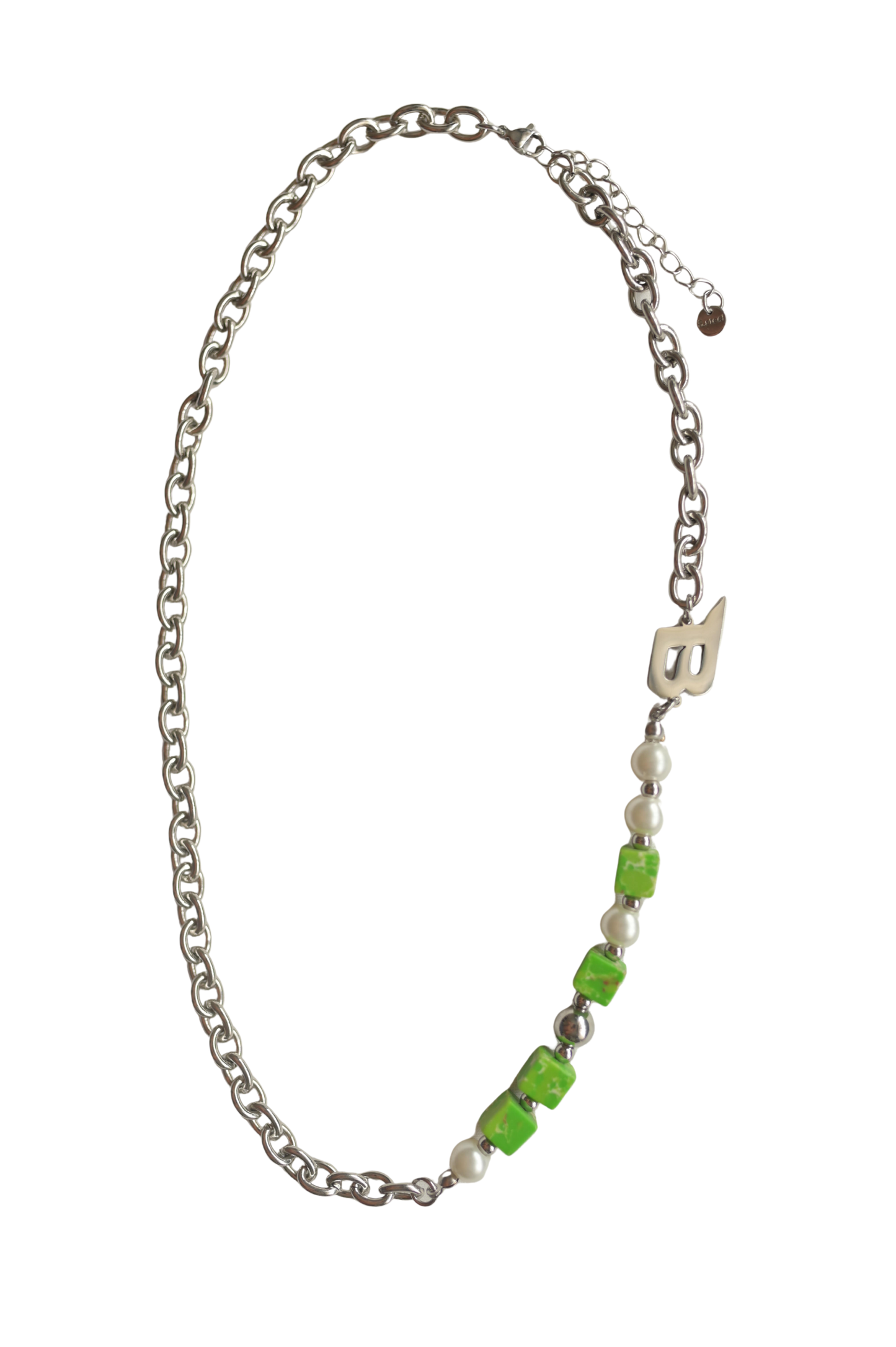 Neon Stone Grid Necklace