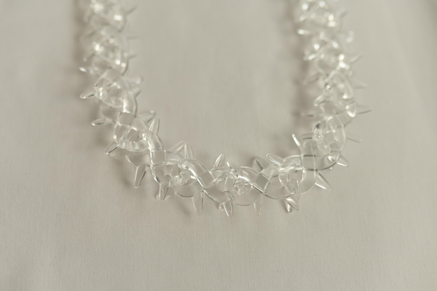 Crystal Spikes Statement Necklace