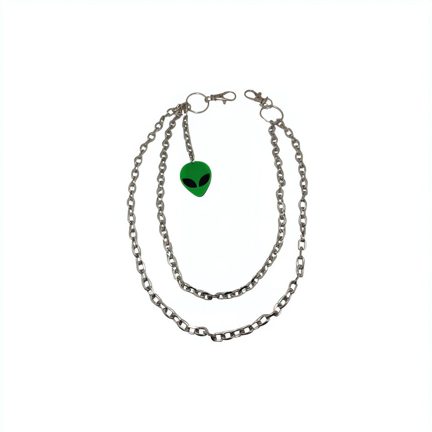Alien Drip Double-Layer Pants Chain