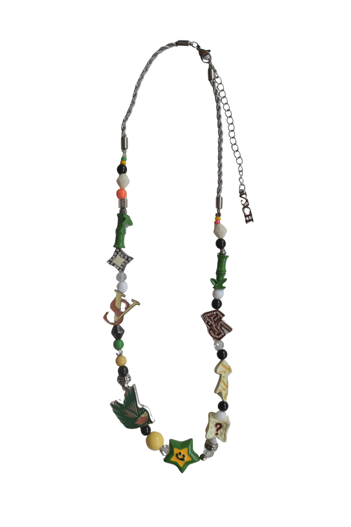 Mixed Media Statement Piece Necklace