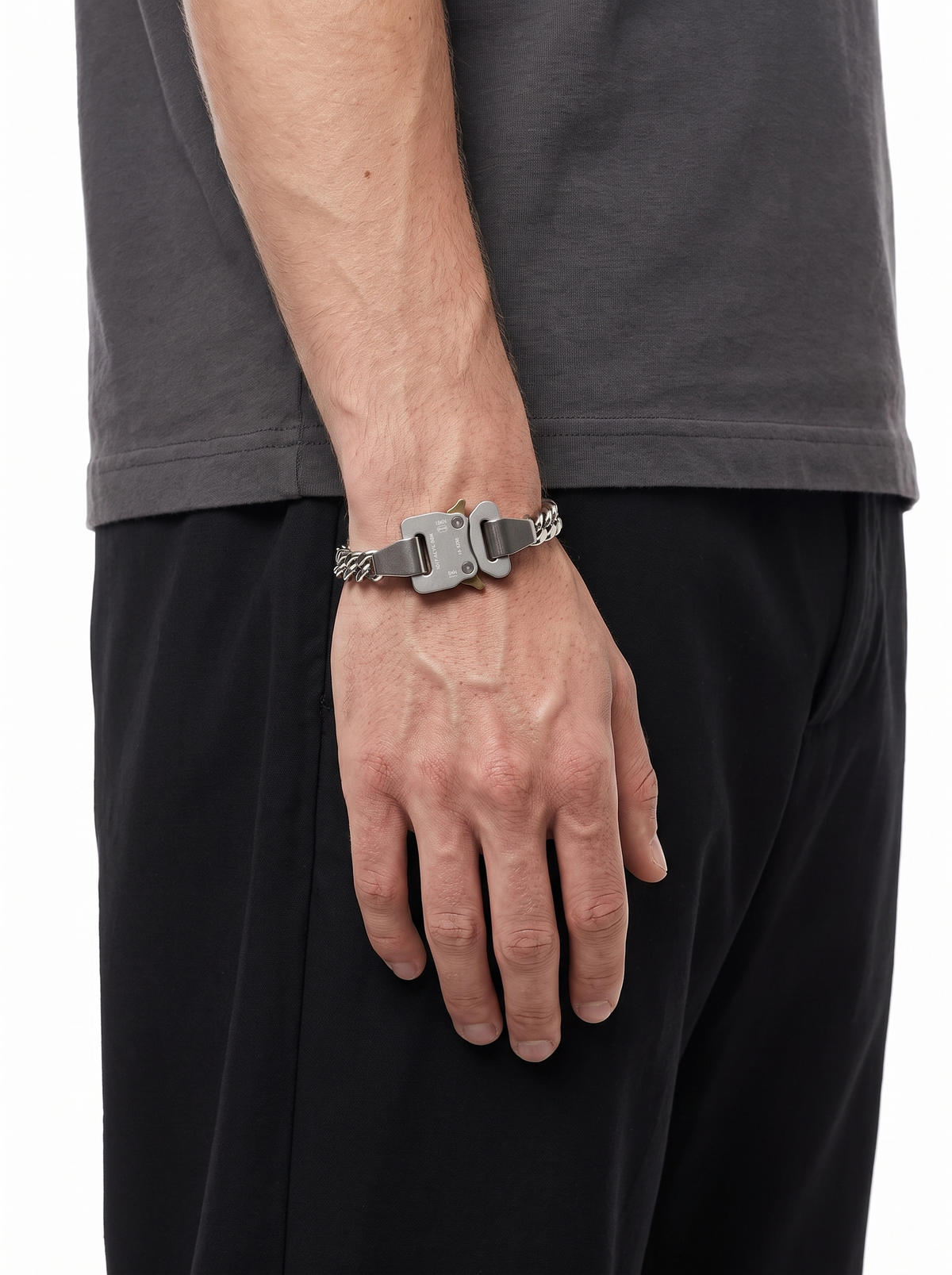 Industrial Buckle Cuban Chain Bracelet