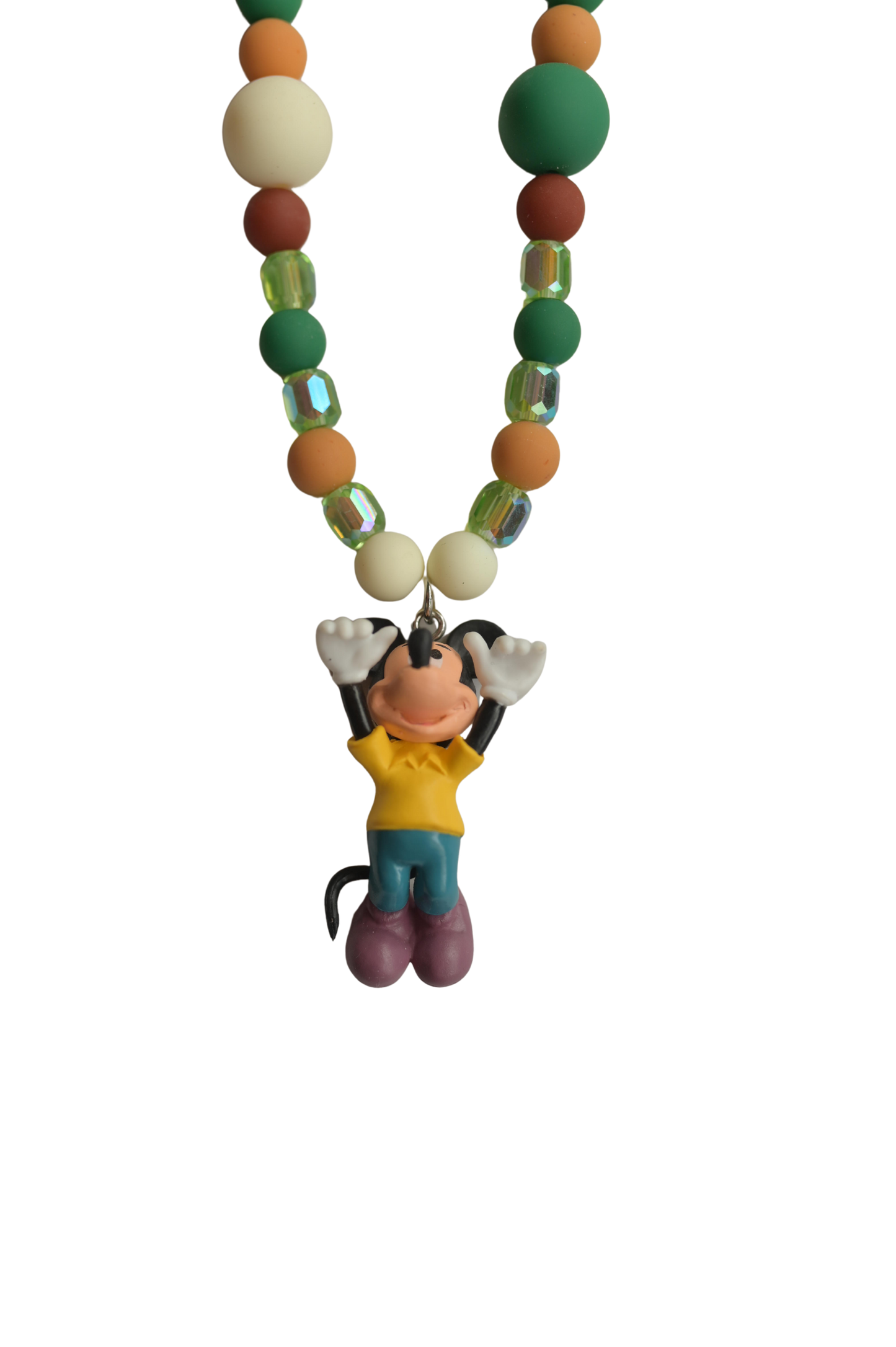 Goofy Fun Mickey Mouse Beaded Necklace