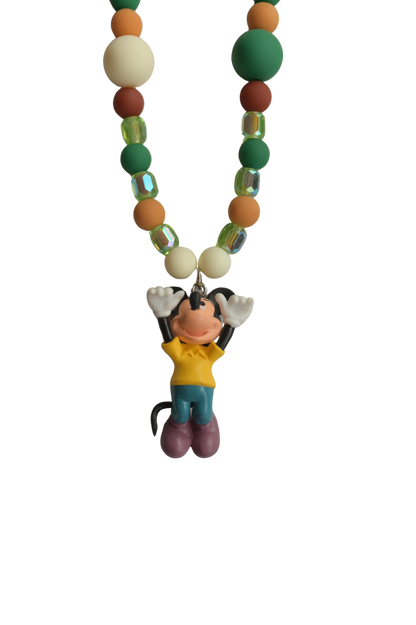 Goofy Fun Mickey Mouse Beaded Necklace