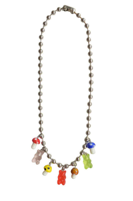 Gummy Shroom Charm Necklace