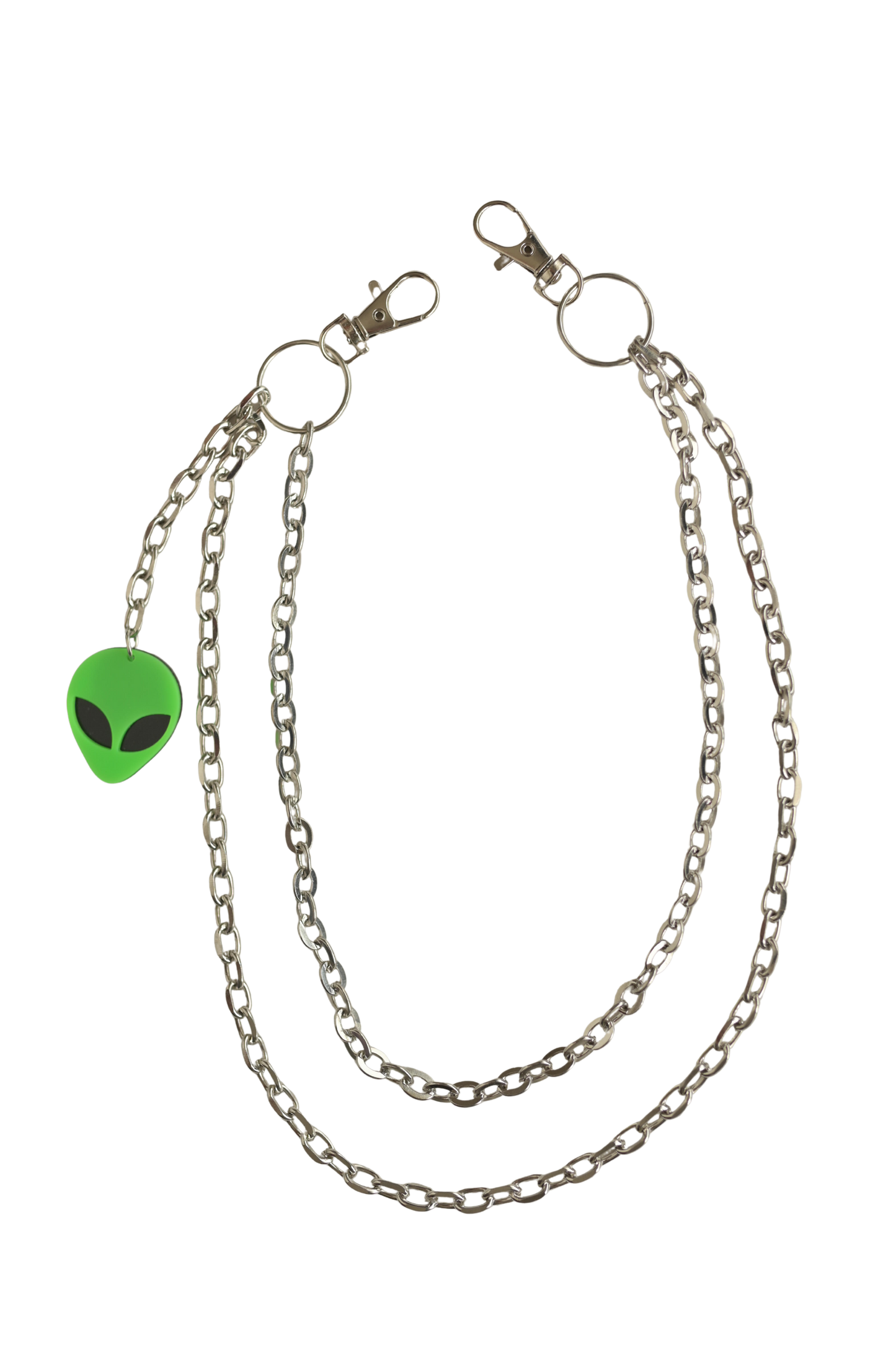 Alien Drip Double-Layer Pants Chain