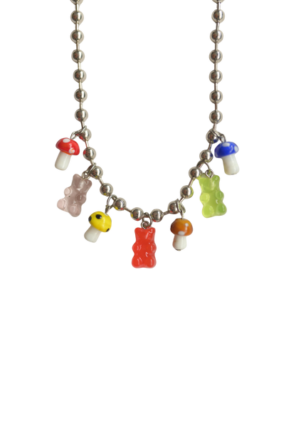 Gummy Shroom Charm Necklace