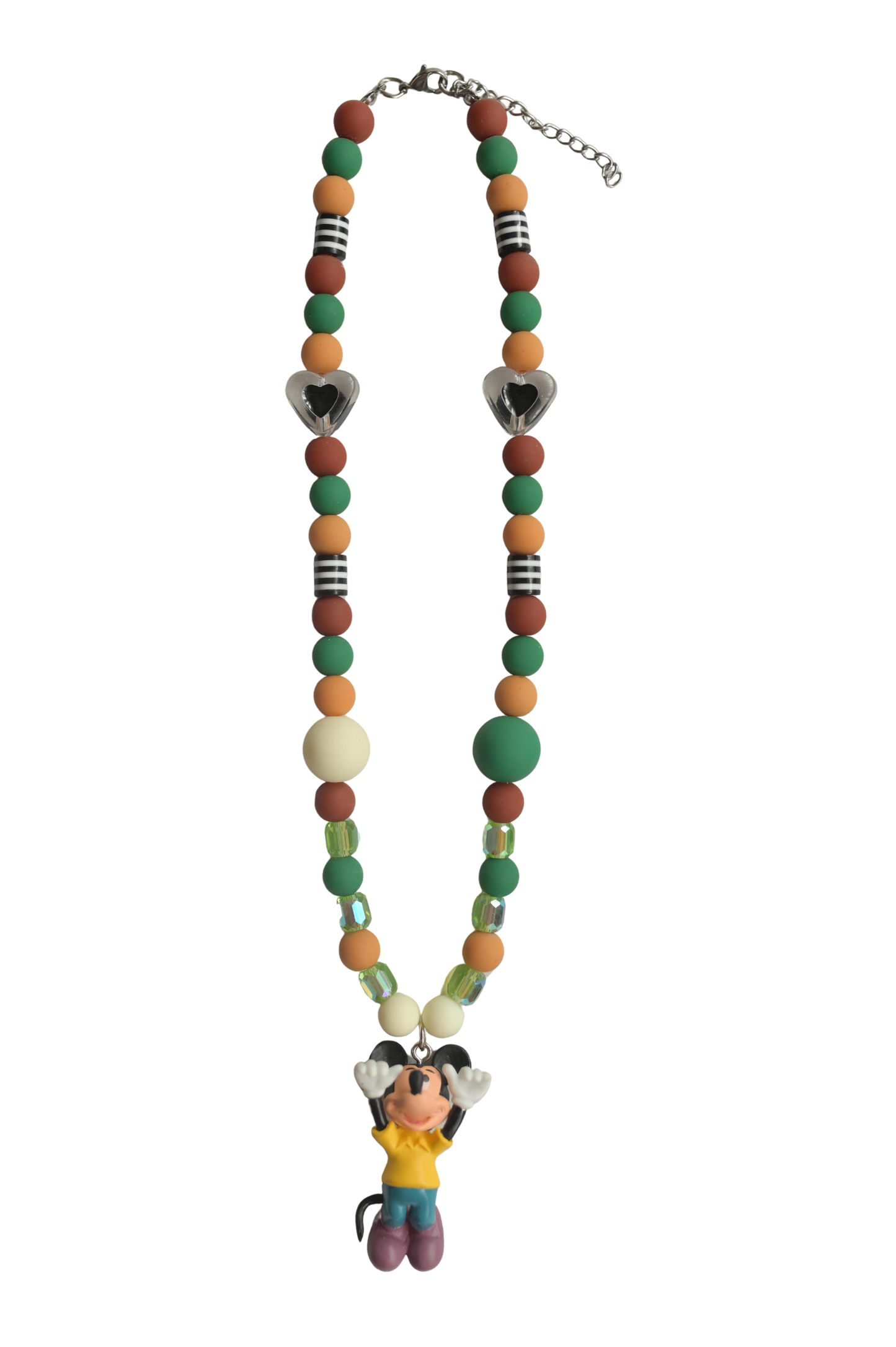 Goofy Fun Mickey Mouse Beaded Necklace