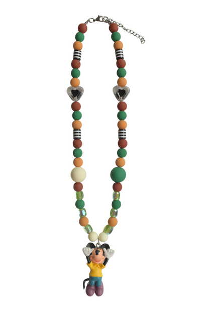 Goofy Fun Mickey Mouse Beaded Necklace