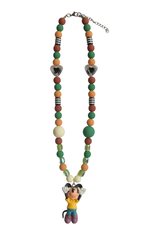 Goofy Fun Mickey Mouse Beaded Necklace