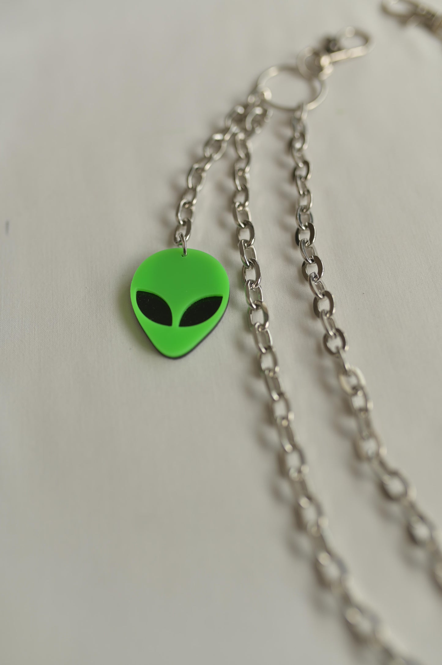 Alien Drip Double-Layer Pants Chain