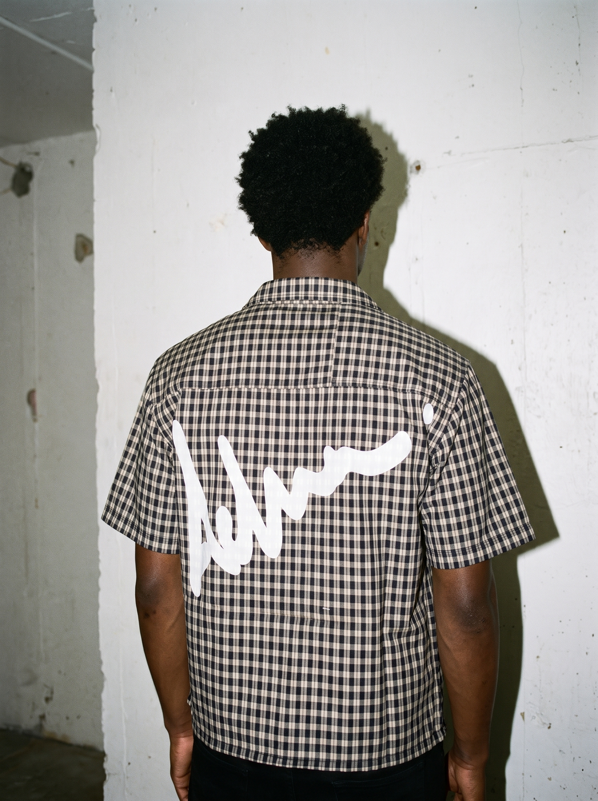 Striped shirt White