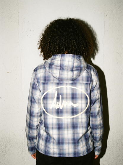 STRIPED HOODED SHIRT
