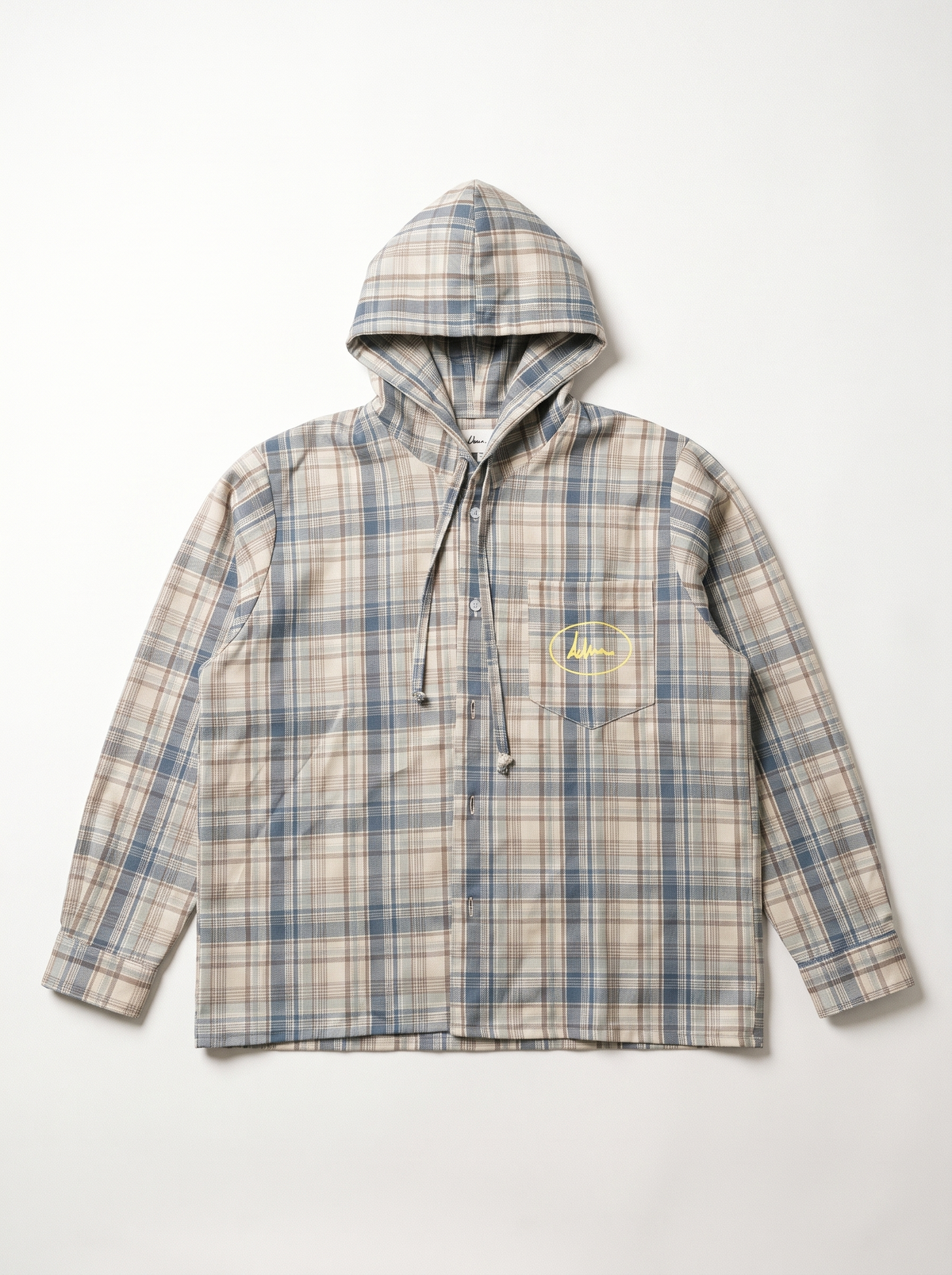 STRIPED HOODED SHIRT