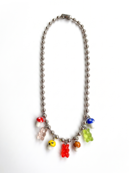 Gummy Shroom Charm Necklace