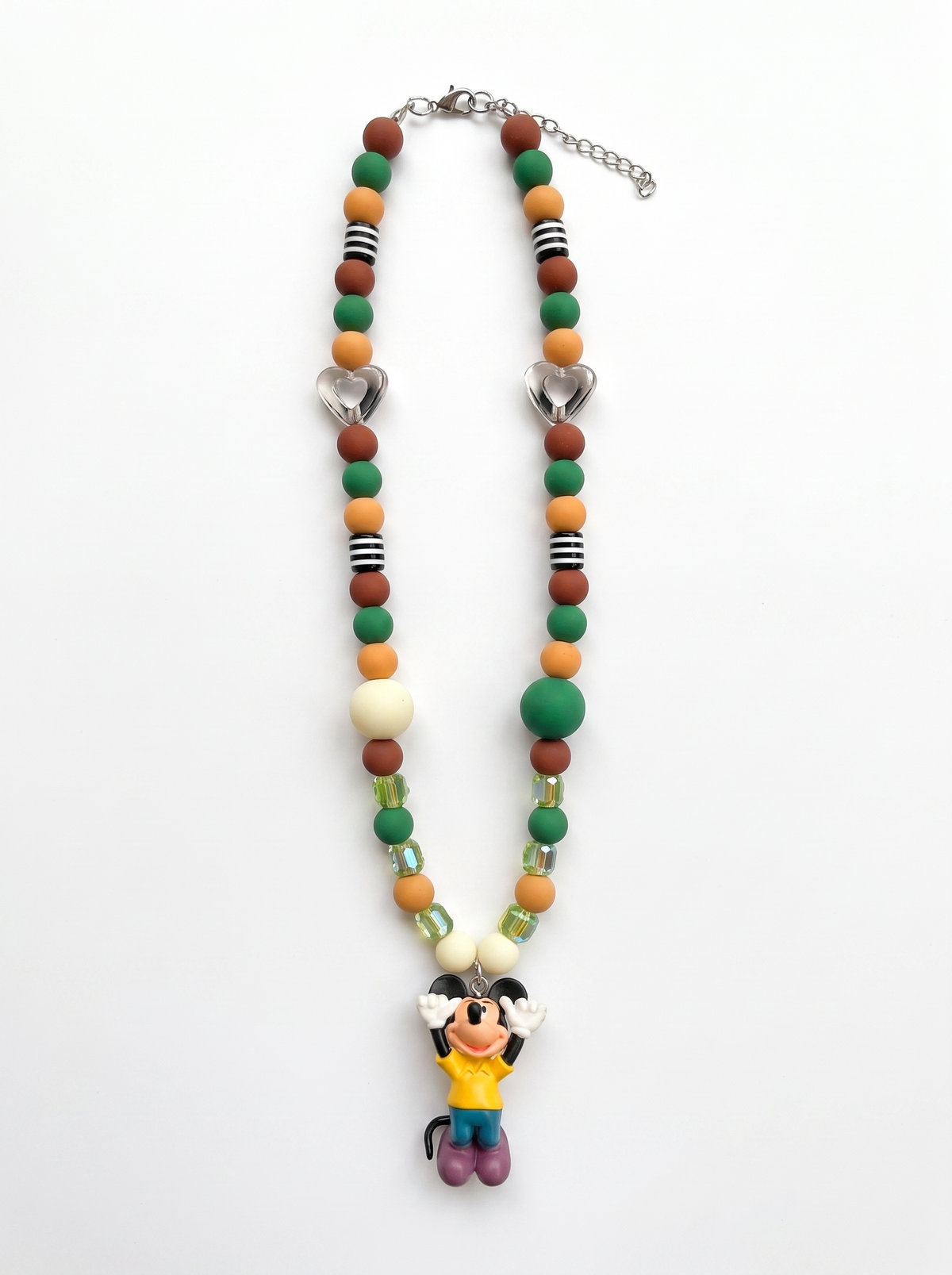 Goofy Fun Mickey Mouse Beaded Necklace
