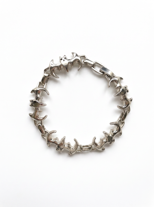 Nocturne Bat Link Bracelet