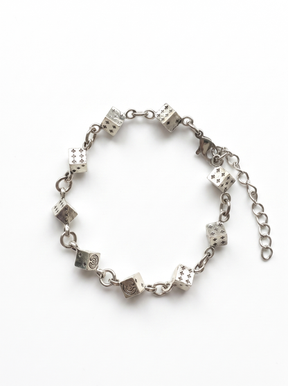 Lucky Dice Cube Bracelet