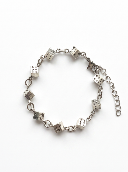 Lucky Dice Cube Bracelet