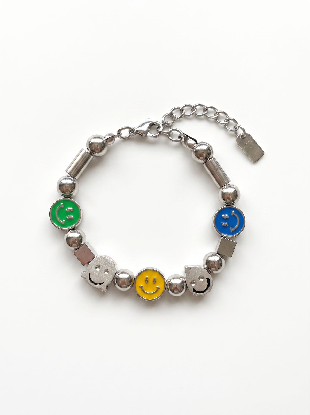Playful Icons Stainless Steel Bracelet