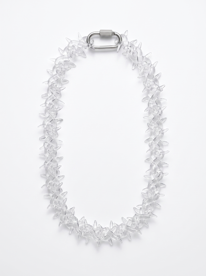 Crystal Spikes Statement Necklace