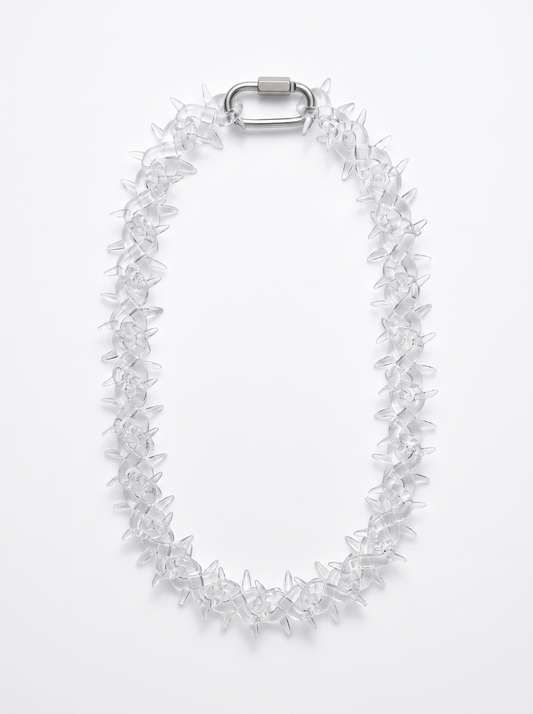 Crystal Spikes Statement Necklace