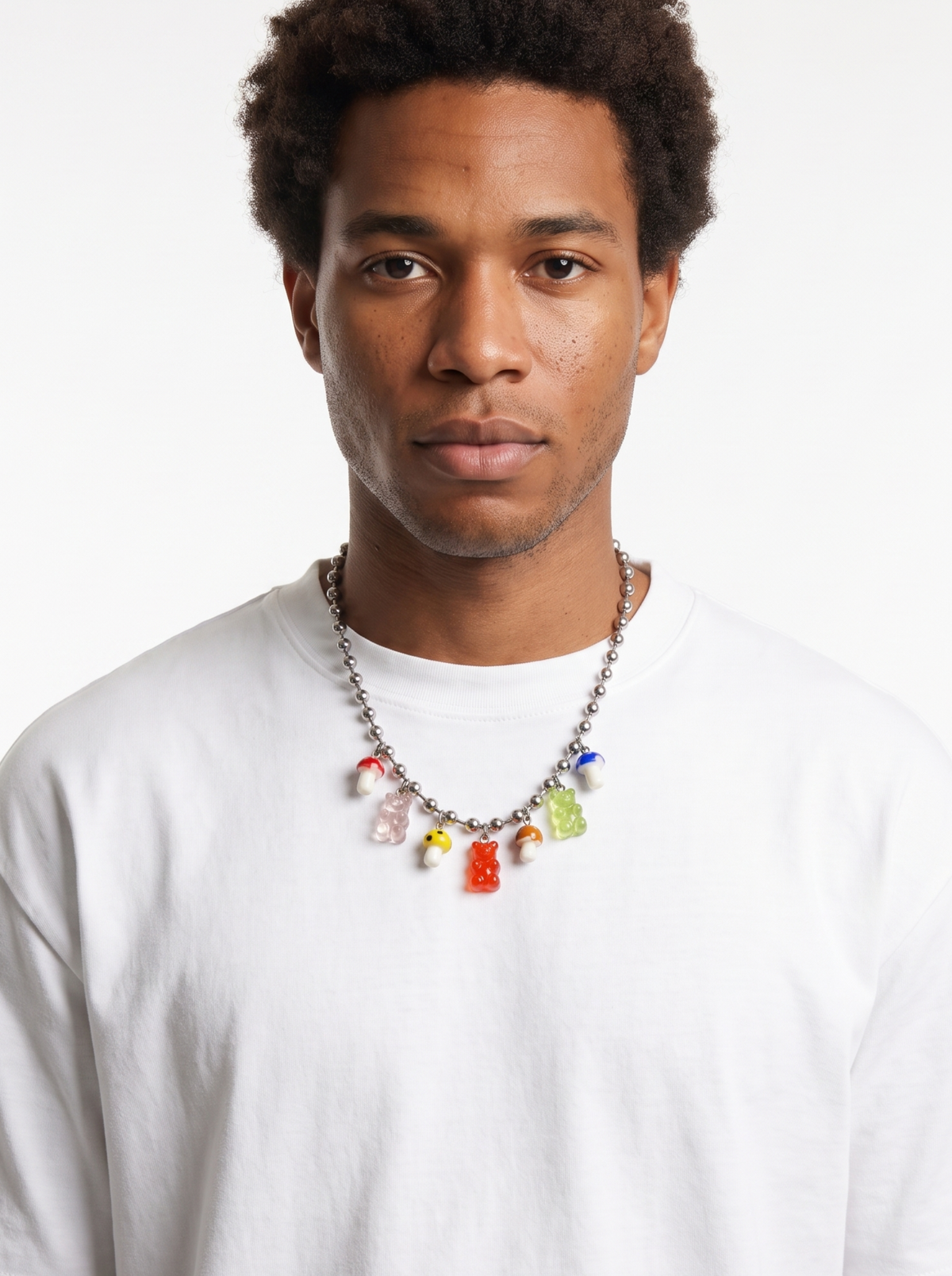 Gummy Shroom Charm Necklace
