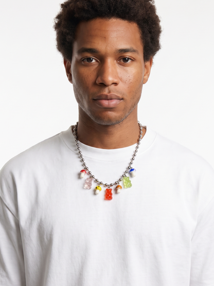 Gummy Shroom Charm Necklace